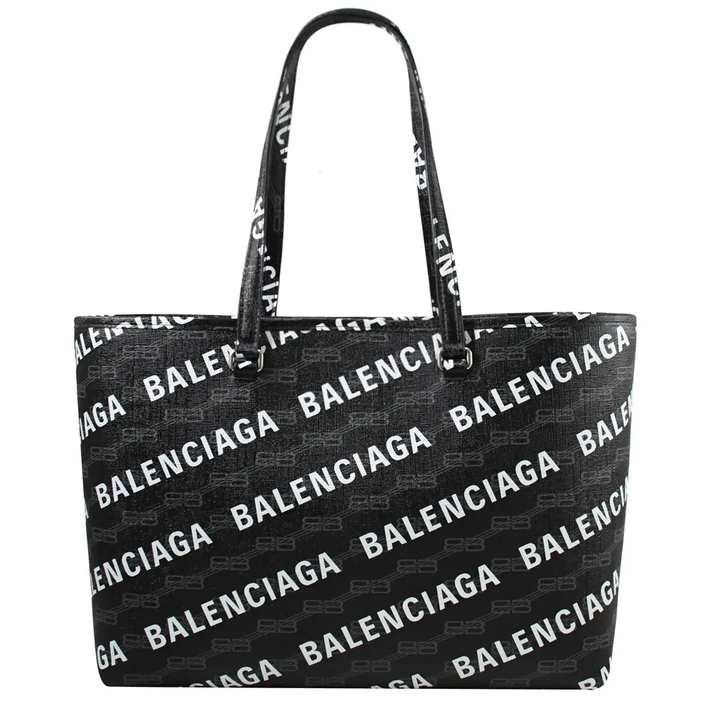 BALENCIAGA 巴黎世家 702699 滿版印花手提兩用包.淺棕 歷史價格詳細信息