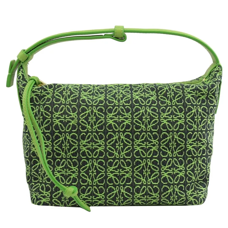 Loewe 帆布拚小牛皮 Hammock 小款吊床包 亞麻色及棕褐色 歷史價格詳細信息