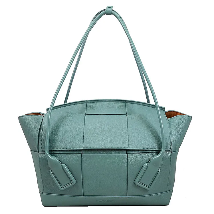 BOTTEGA VENETA Arco 中款 寬編織剪羊毛皮托特包(深咖啡色) 歷史價格詳細信息