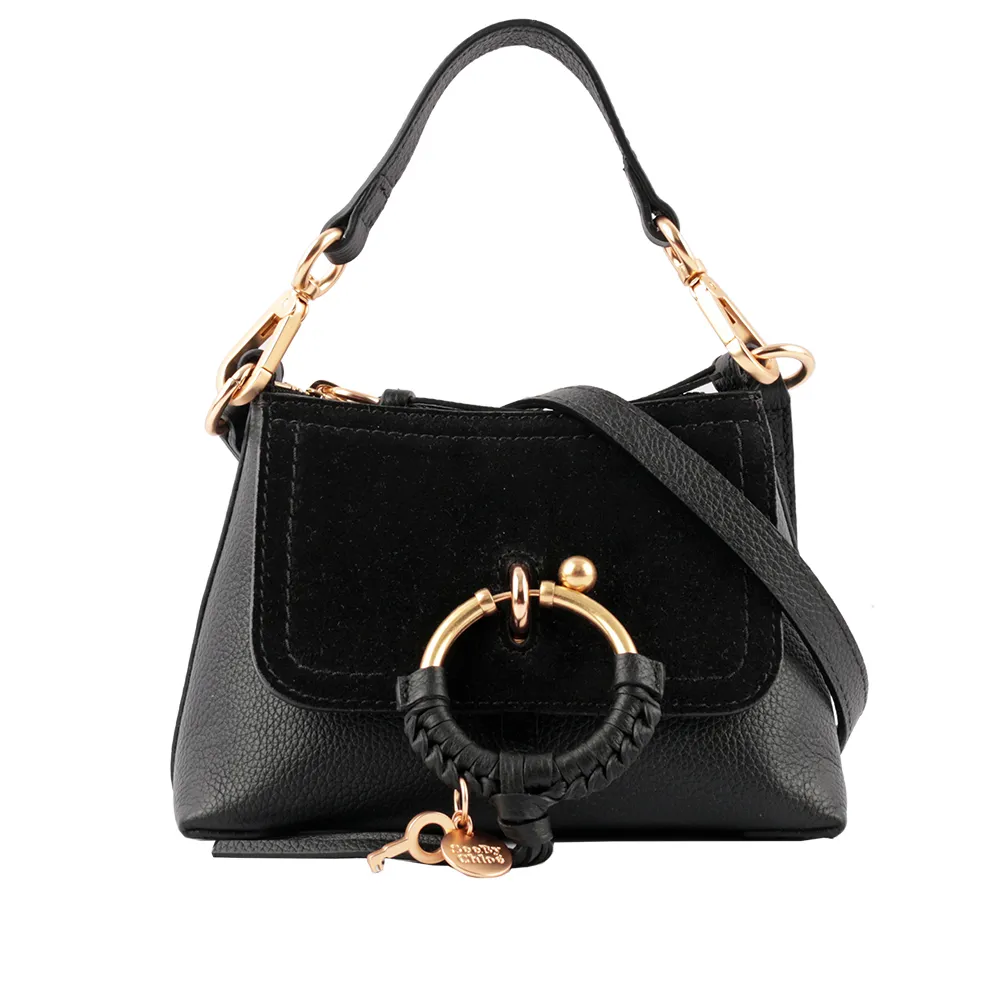 SEE BY CHLOE Piia 皺褶牛皮吸釦晚宴手拿/斜背包(白色) CHS23SSB97C9124H 歷史價格詳細信息