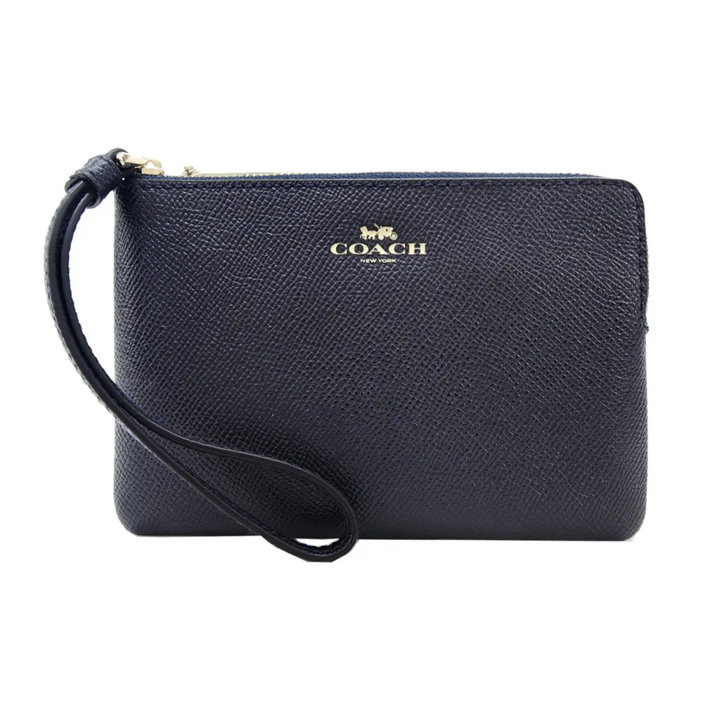 【COACH】防刮皮革馬車手拿包(紅色邊飾) 歷史價格詳細信息