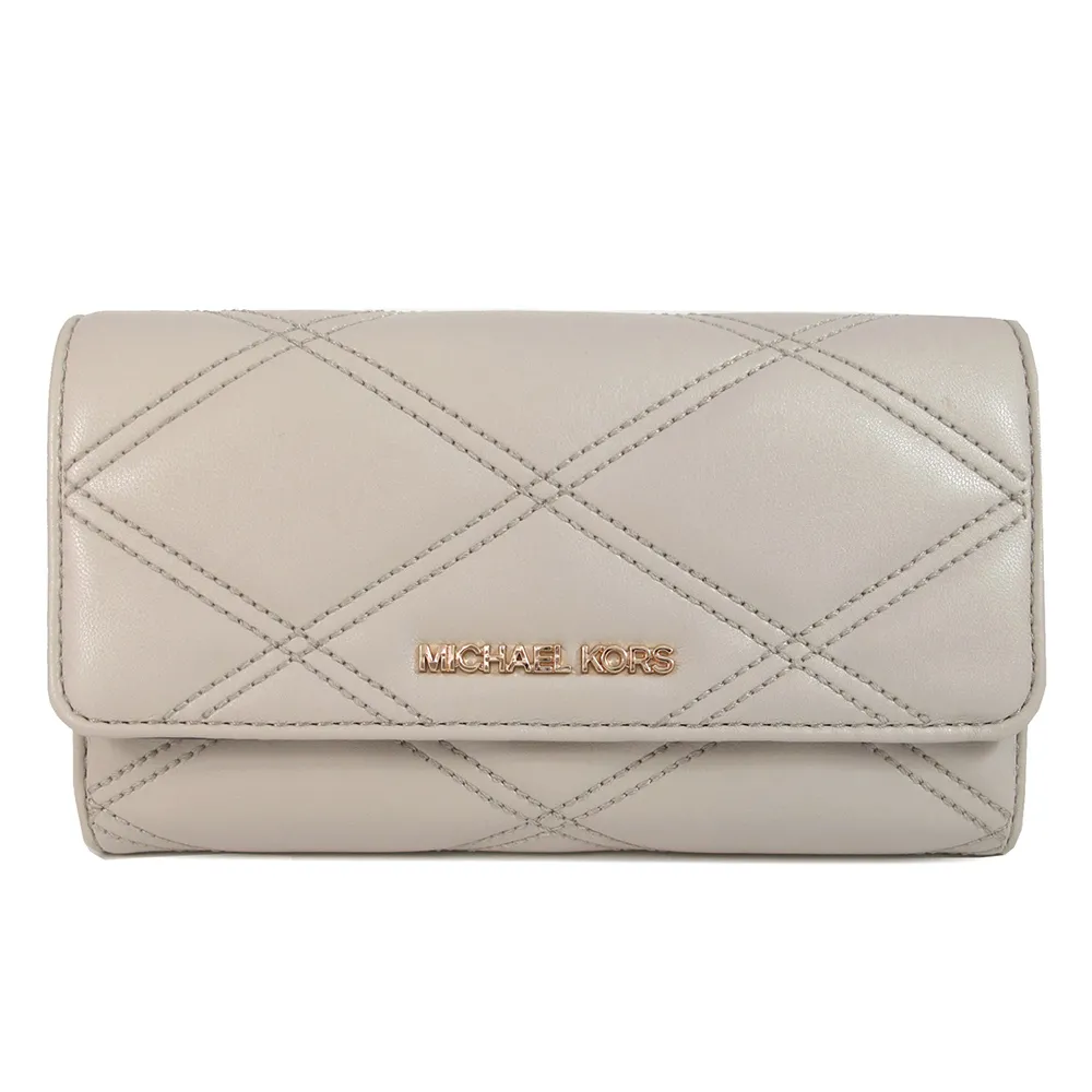 MICHAEL KORS JET SET TRAVEL 金字LOGO駝色防刮皮革交叉前袋托特肩背包 歷史價格詳細信息