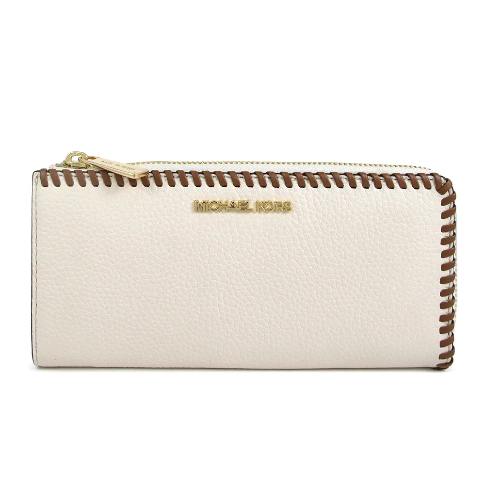 MICHAEL KORS JET SET TRAVEL 金字Logo摩卡色滿版MK雙口袋大托特肩背包 歷史價格詳細信息