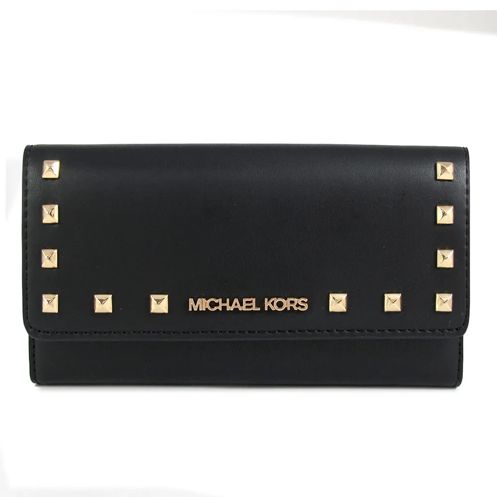 MICHAEL KORS JET SET TRAVEL 金字LOGO黑灰色防刮滿版MK手提式長夾 歷史價格詳細信息