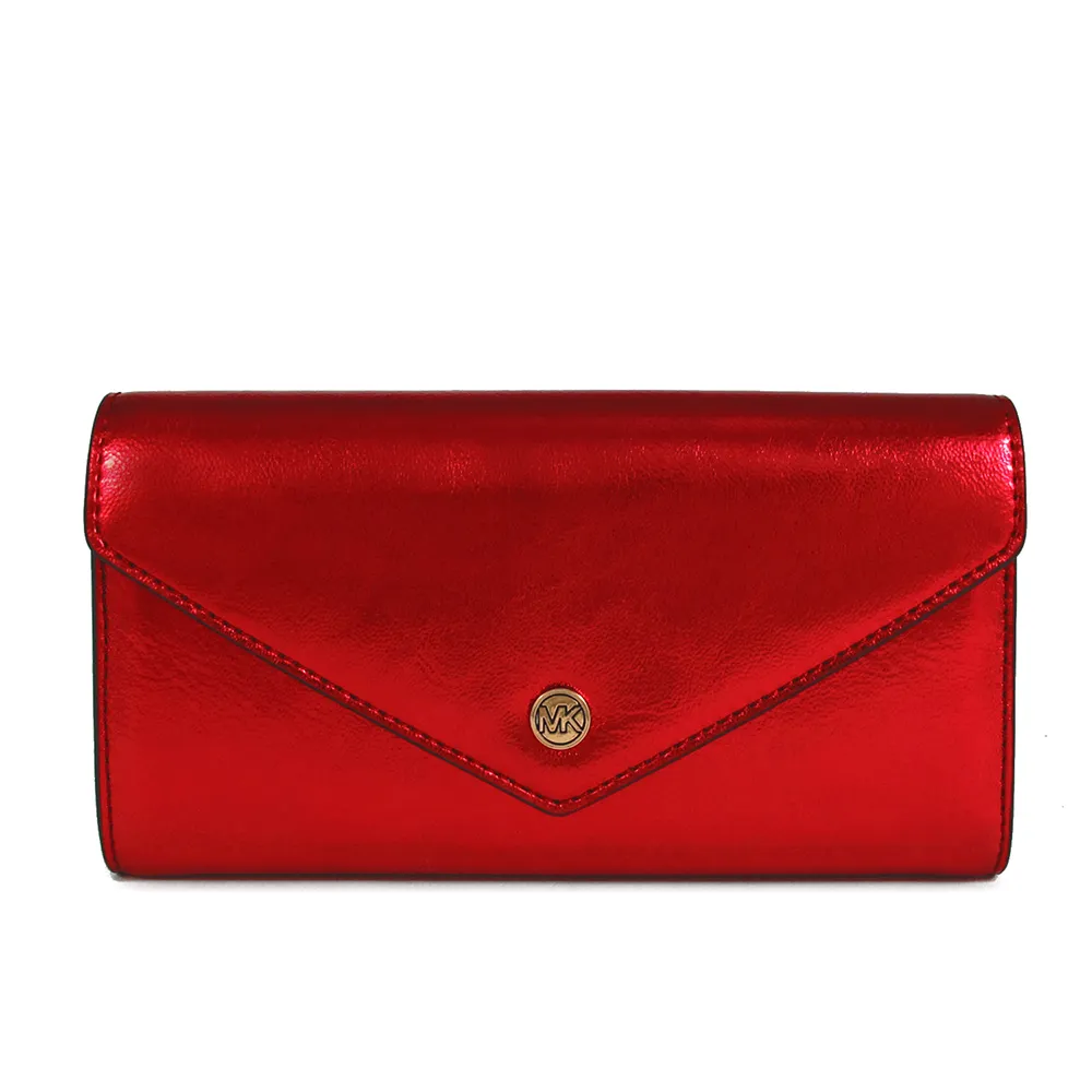 【Michael Kors】JET SET TRAVEL 金標LOGO防刮皮革拉鍊手拿可拆大長夾-黑 歷史價格詳細信息