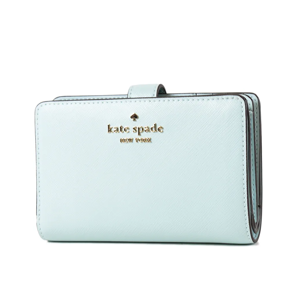 KATE SPADE 金字立體LOGO荔枝紋拉鍊長夾-黑色 歷史價格詳細信息