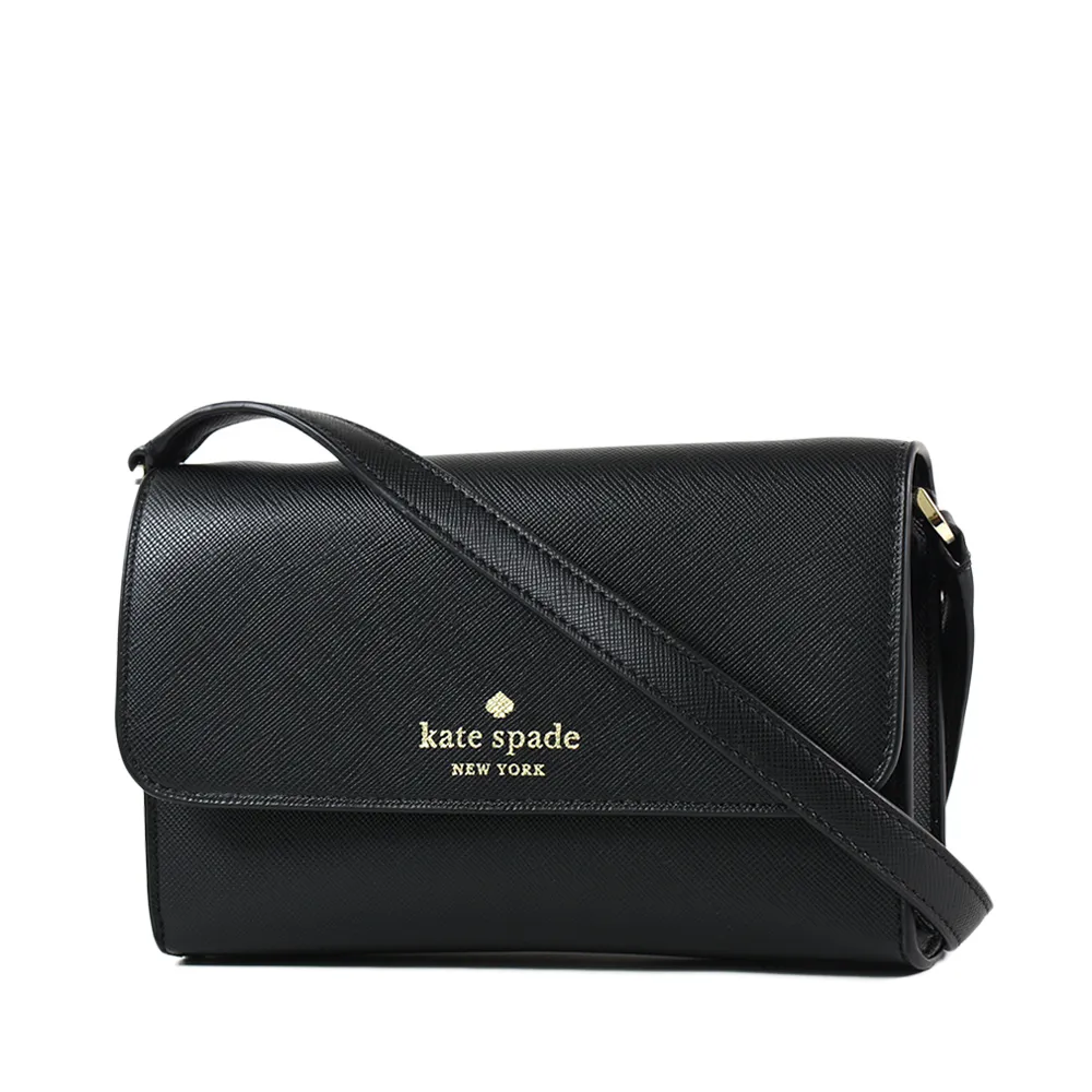 KATE SPADE 防刮十字紋識別證掛帶票卡夾-黑色 歷史價格詳細信息