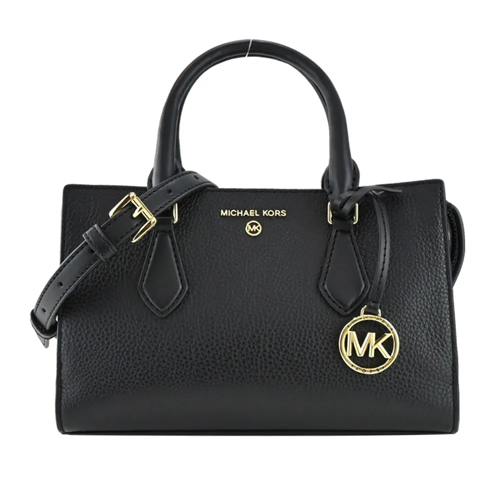 MICHAEL KORS MK金字LOGO釦式肩背包-小/黑 歷史價格詳細信息