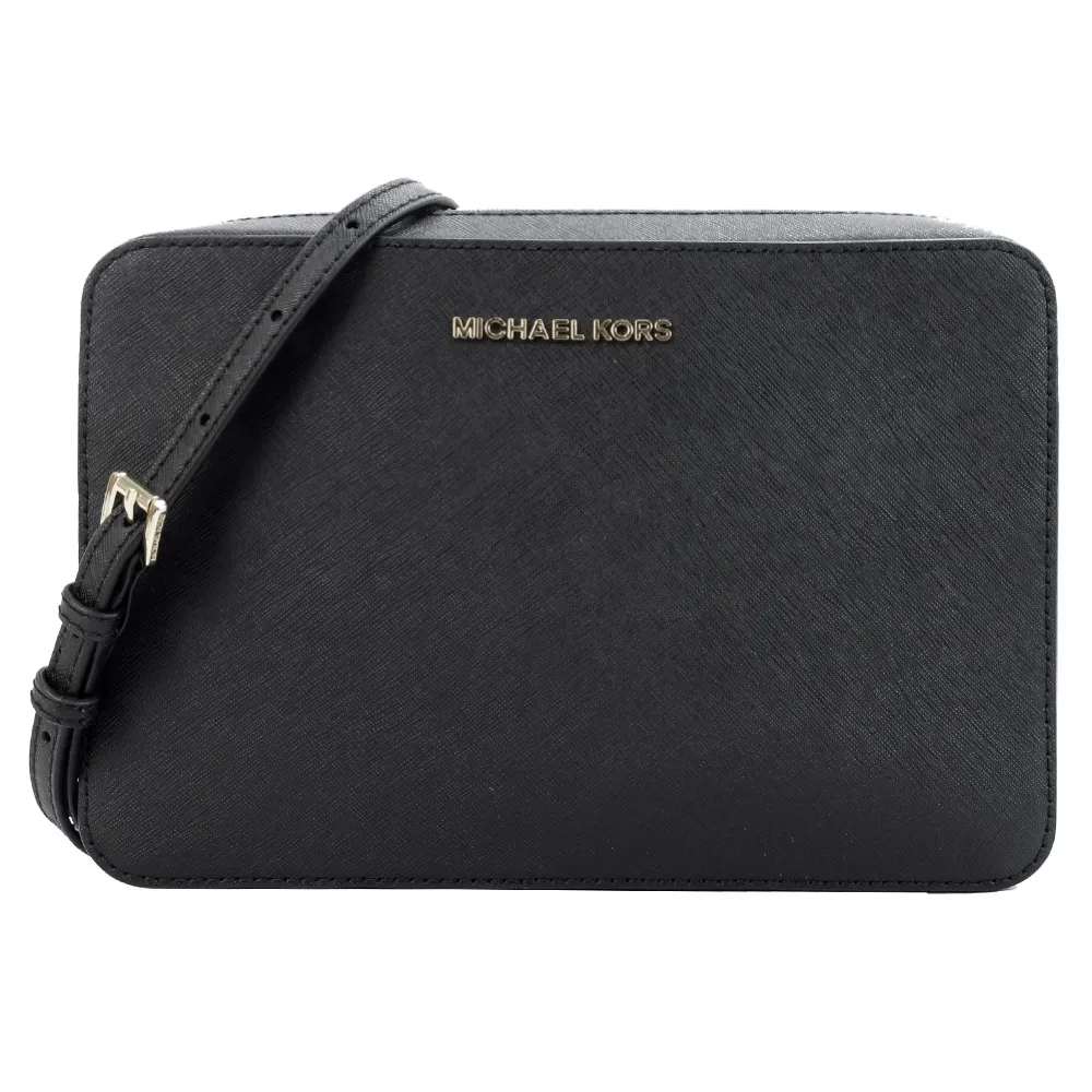 MICHAEL KORS MK銀釦菱格紋翻蓋肩/斜兩用包-黑 歷史價格詳細信息