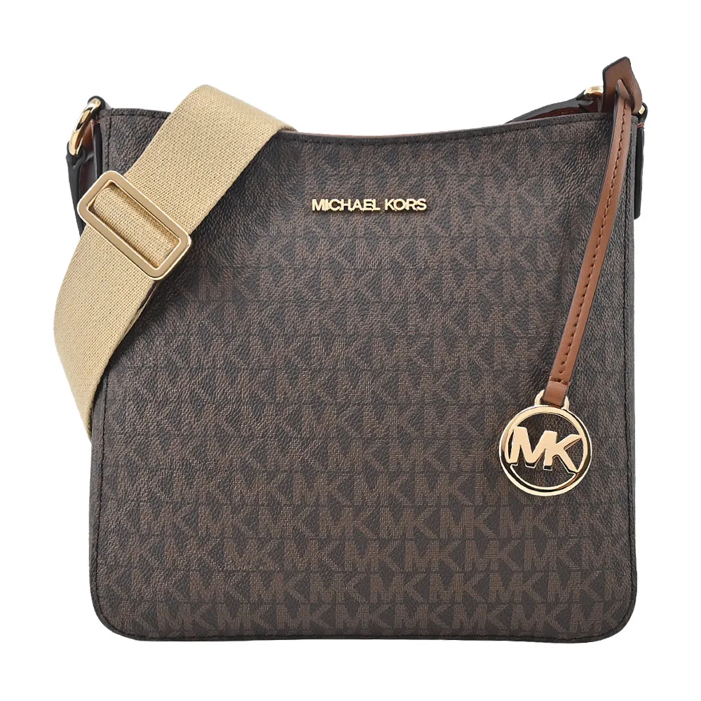 MICHAEL KORS Jet Set Travel PVC手提式雙拉鍊中長夾.深咖/咖 歷史價格詳細信息