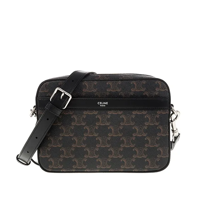 CELINE TRIOMPHE 帆布對開8卡短夾(黑色) 10B652BQB.38NO 歷史價格詳細信息