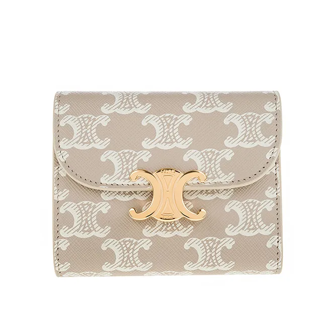 CELINE TRIOMPHE 帆布對開8卡短夾(黑色) 10B652BQB.38NO 歷史價格詳細信息