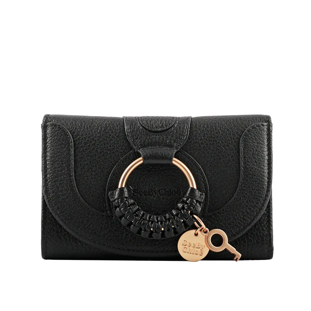 SEE BY CHLOE HANA系列山羊皮翻蓋短夾(米白) 歷史價格詳細信息