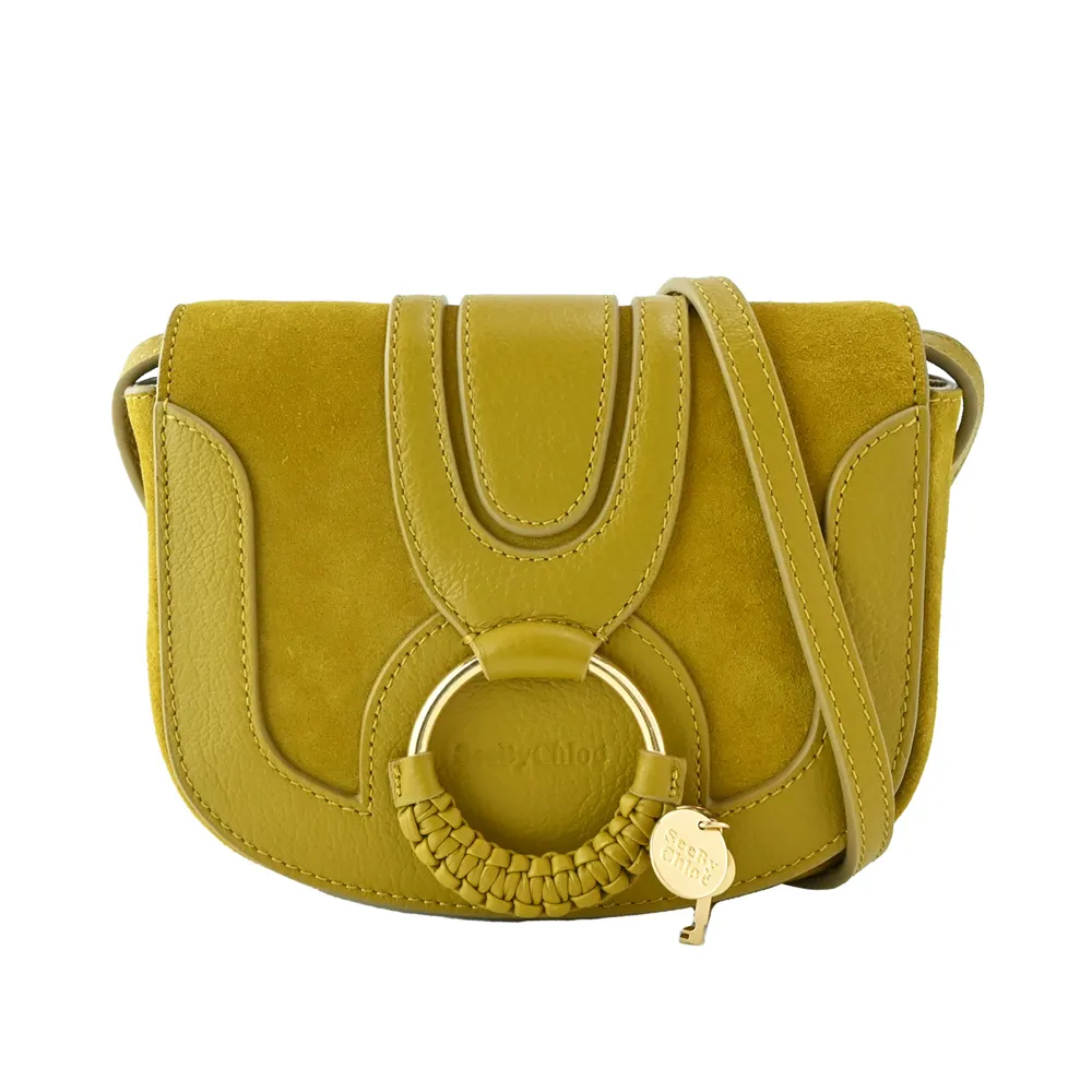 SEE BY CHLOE Hana麂皮馬鞍斜背包(棕色) 歷史價格詳細信息