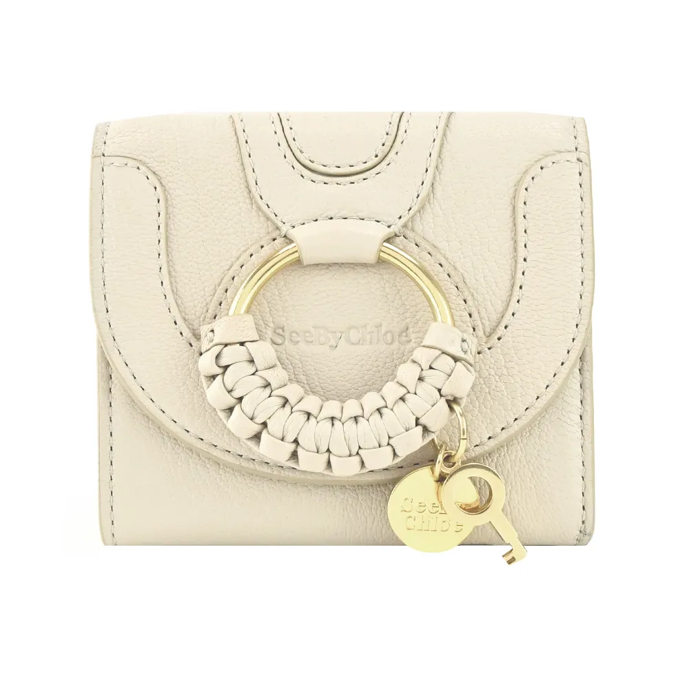 SEE BY CHLOE HANA系列山羊皮翻蓋短夾(米白) 歷史價格詳細信息