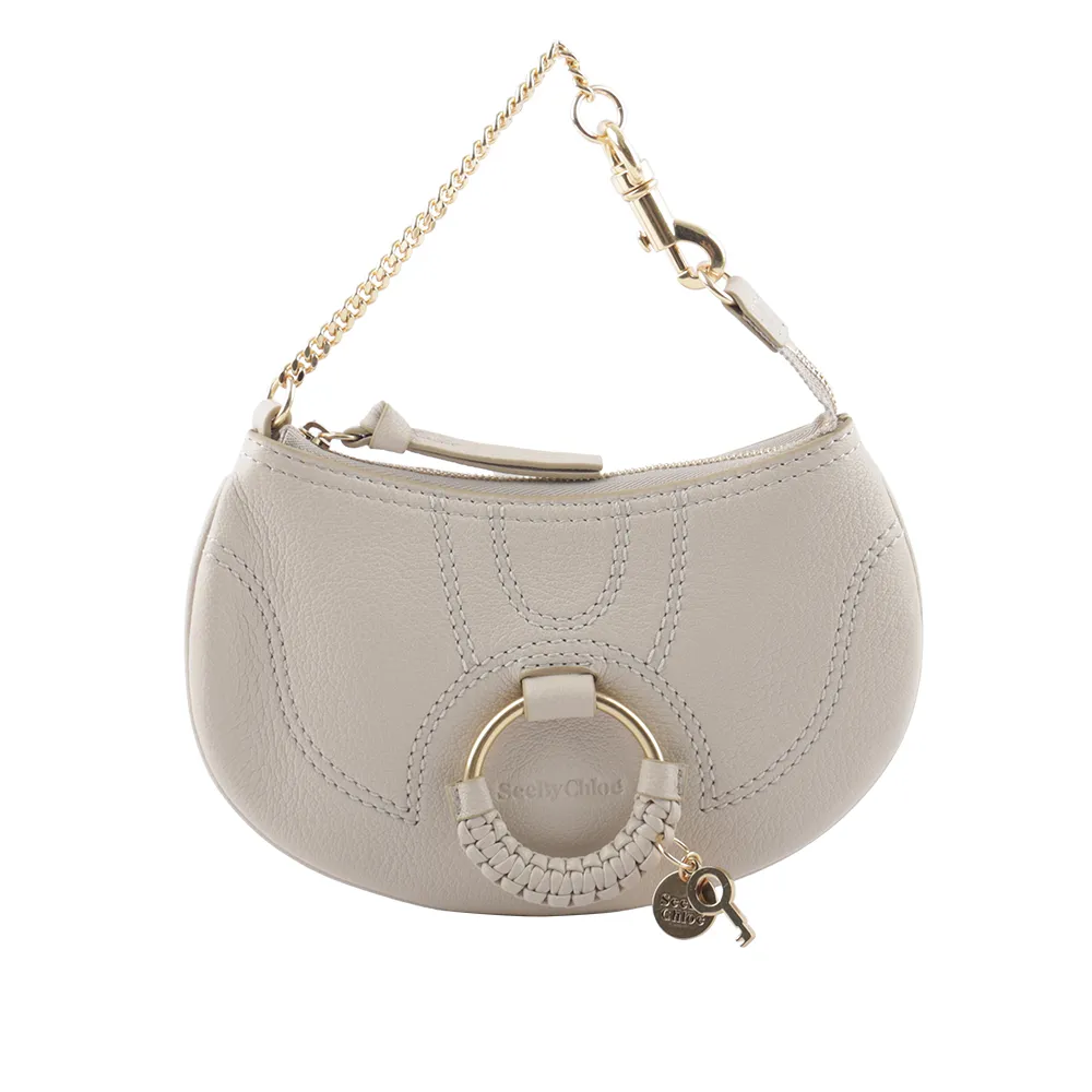 SEE BY CHLOE Hana山羊皮串珠環飾馬鞍斜背包(棕色) 歷史價格詳細信息