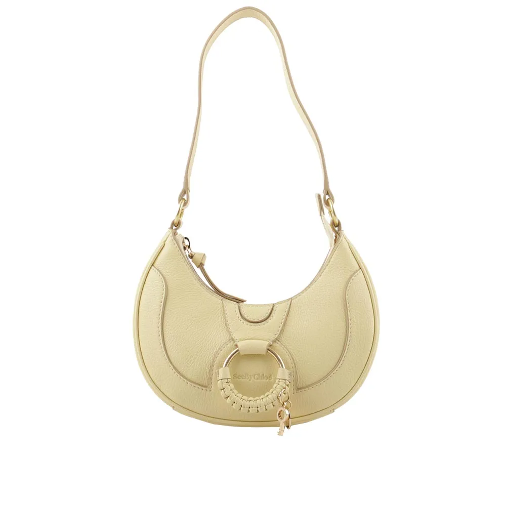 SEE BY CHLOE Hana山羊皮串珠環飾馬鞍斜背包(棕色) 歷史價格詳細信息