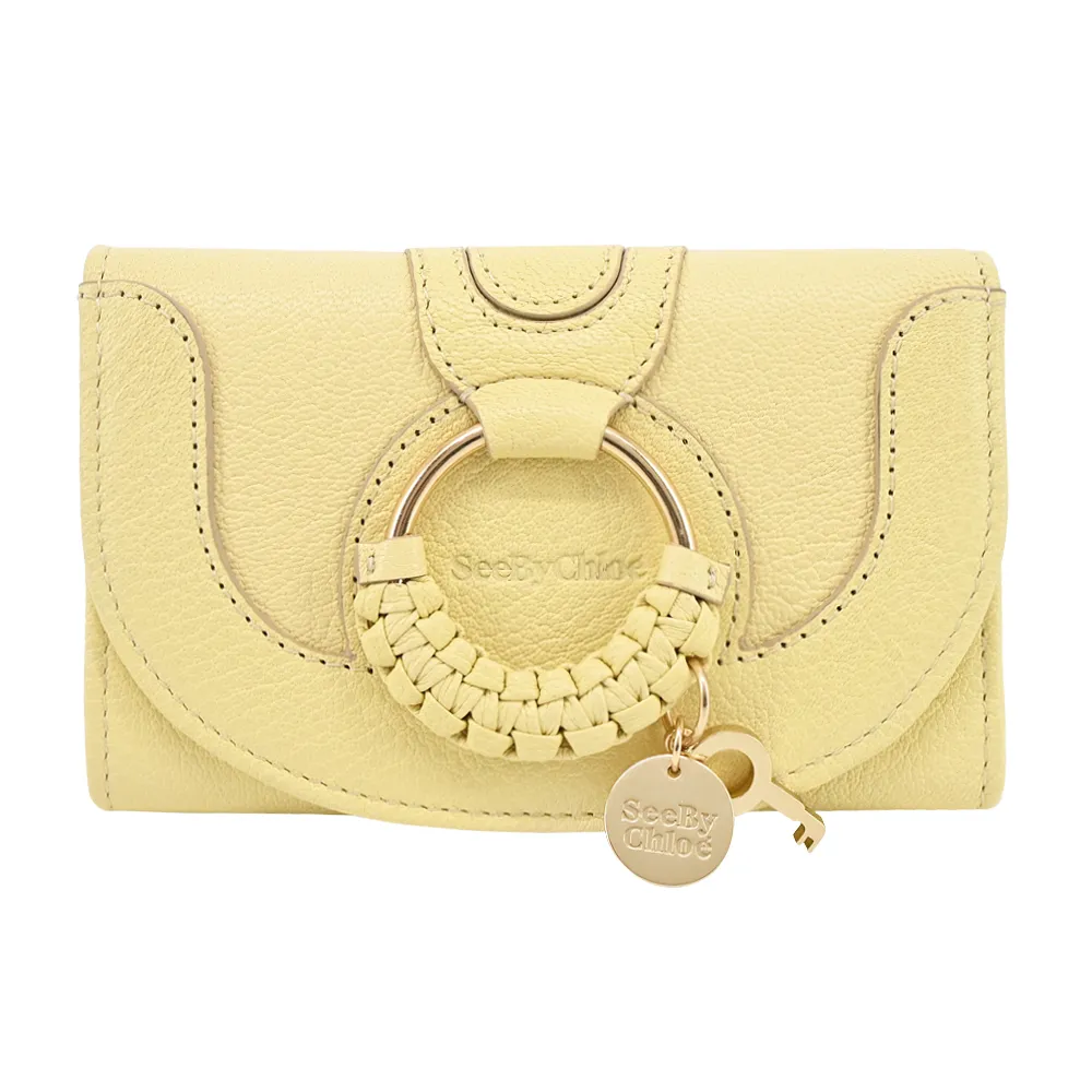 SEE BY CHLOE HANA系列山羊皮三折中夾(黑色 ) 歷史價格詳細信息