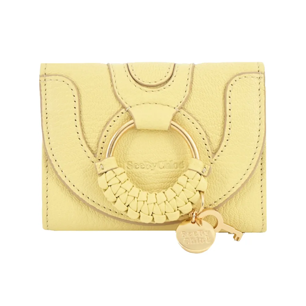 SEE BY CHLOE HANA系列山羊皮三折中夾(黑色 ) 歷史價格詳細信息