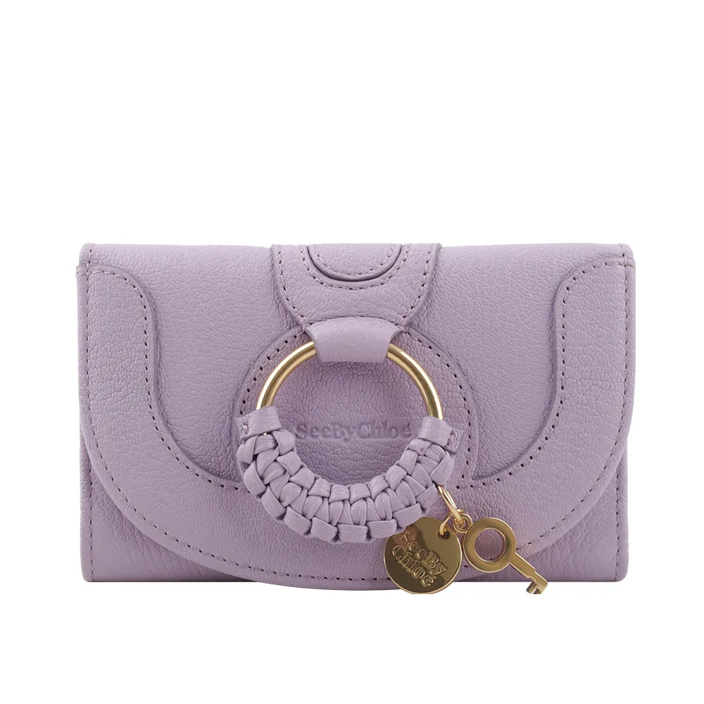 SEE BY CHLOE HANA系列山羊皮翻蓋短夾(米白) 歷史價格詳細信息