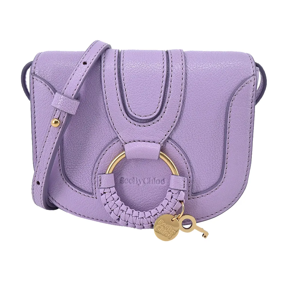 SEE BY CHLOE Mini Hana山羊皮馬鞍斜背包(黑色) 歷史價格詳細信息