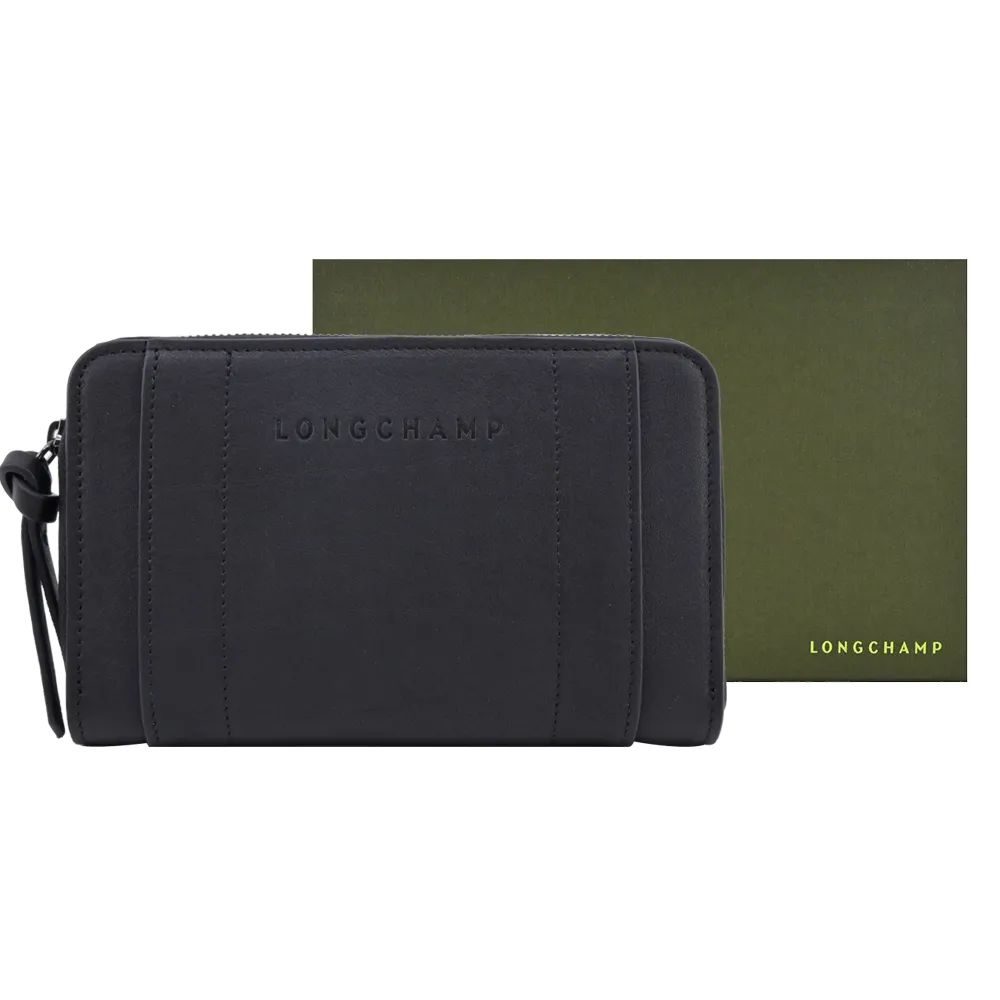 LONGCHAMP 3D 全新 s 皮革斜背手拿包 赭黃色 歷史價格詳細信息