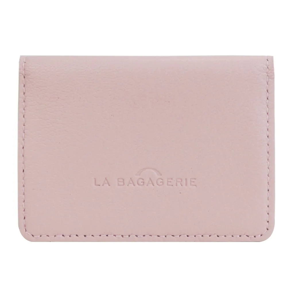 LA BAGAGERIE 全牛皮雙折翻蓋短夾(桃紅) 歷史價格詳細信息