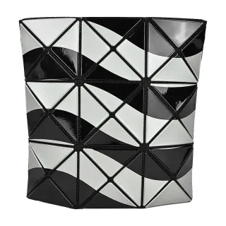 ISSEY MIYAKE 三宅一生 BAOBAO 拼色幾何籃子手提包-灰紅 歷史價格詳細信息