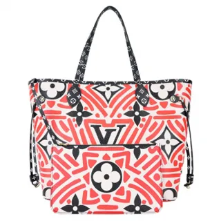 Louis Vuitton Neverfull MM經典 Monogram帆布托特包(米色) 歷史價格詳細信息