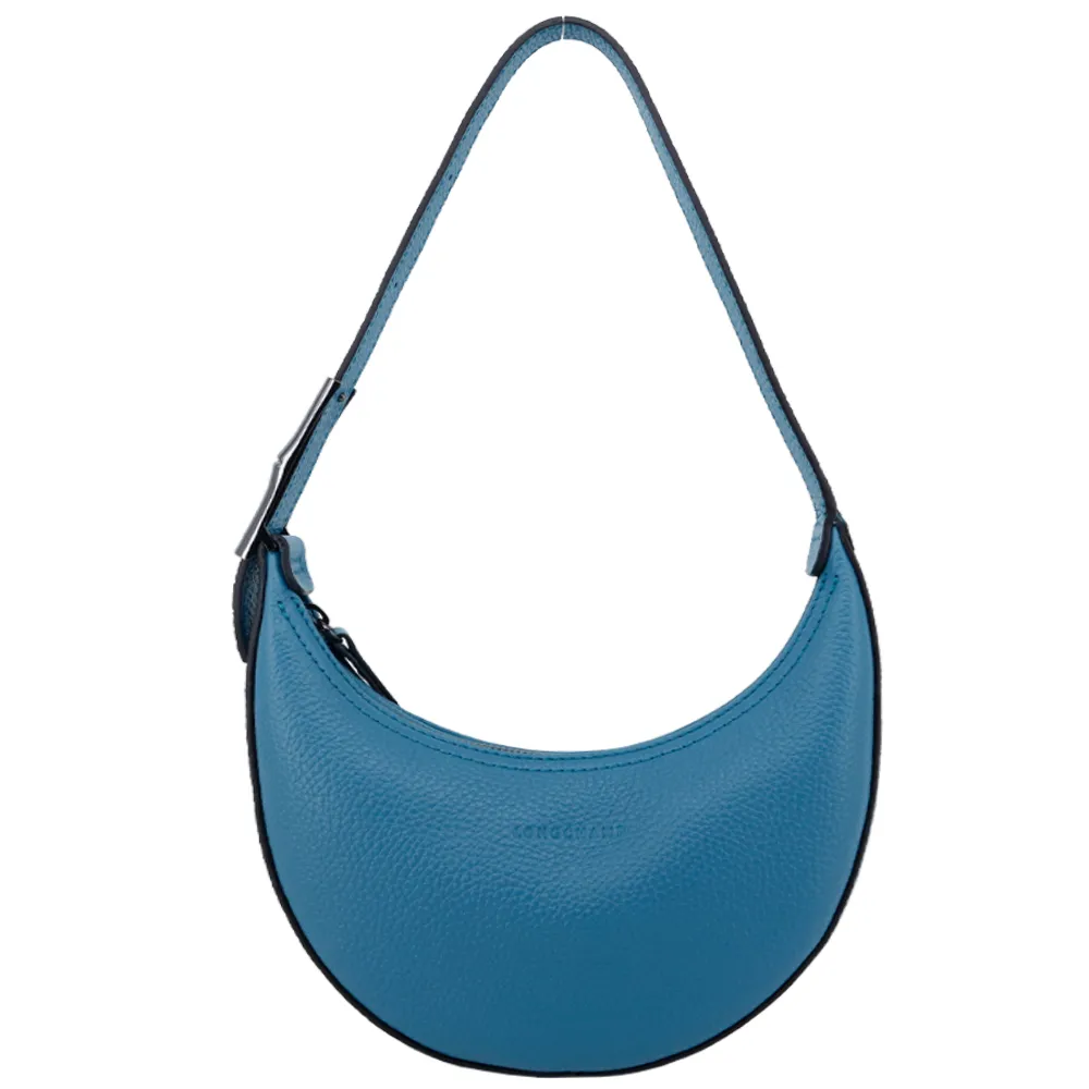 LONGCHAMP ROSEAU ESSENTIAL系列牛皮半月形單肩包(小/石榴紅) 歷史價格詳細信息