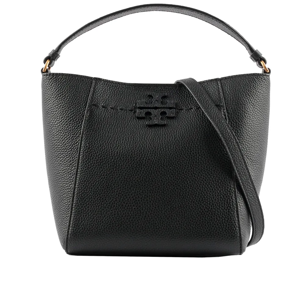 TORY BURCH McGraw 荔枝皮革拉鍊相機包(黑色) 147578 001 歷史價格詳細信息