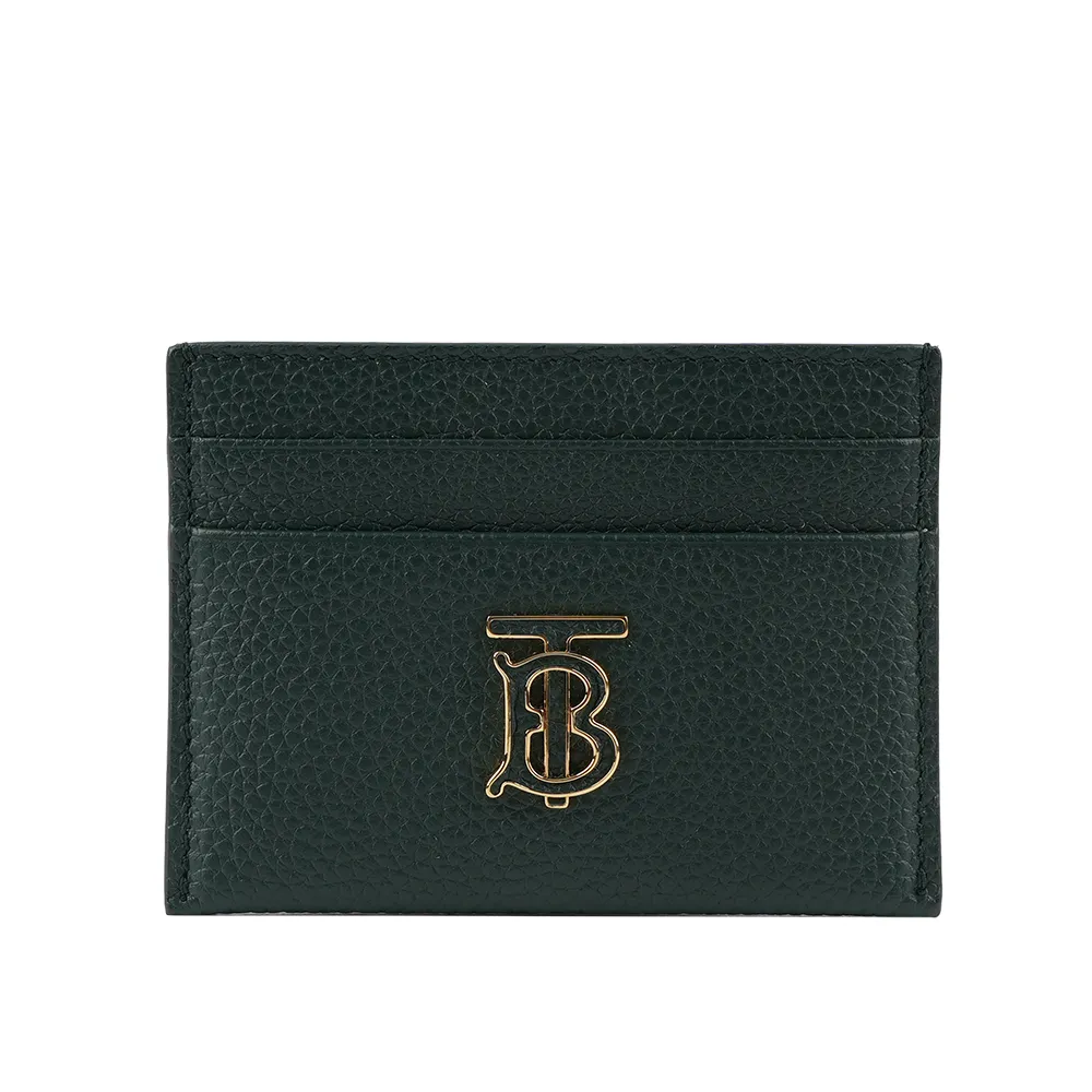 BURBERRY TB 標誌撞色粒紋牛皮4卡名片/卡片夾(奶茶/米色/暖棕色) 8066023 A1435 歷史價格詳細信息