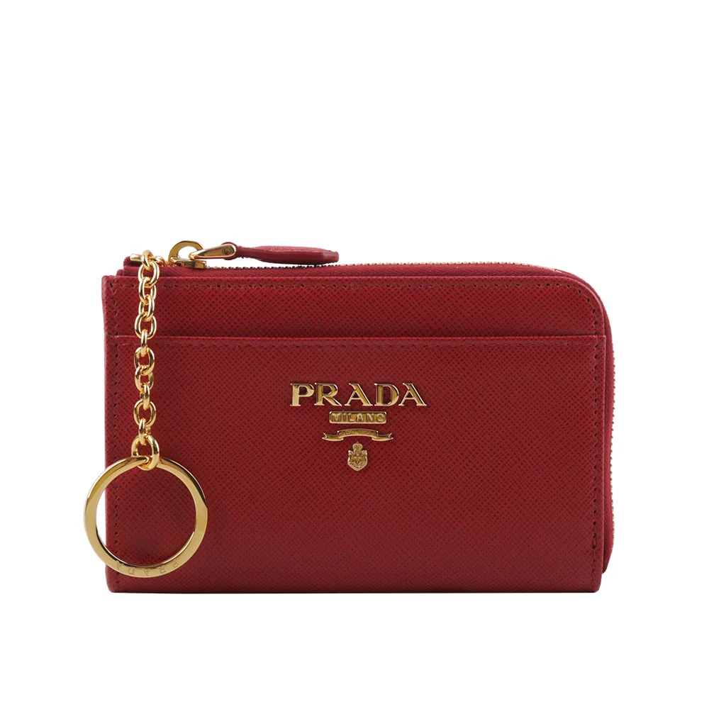 PRADA 浮雕壓印三角牌Logo 防刮皮革對開8卡短夾(黑色) 2MO513 2D1Q F0002 歷史價格詳細信息