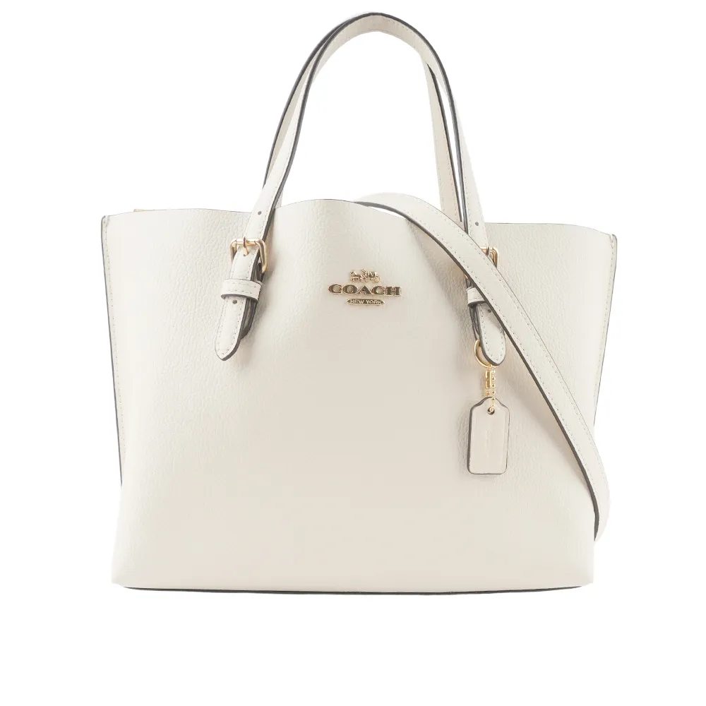 COACH MOLLIE25 緹花LOGO防刮手提/斜背二用包-咖啡色 歷史價格詳細信息