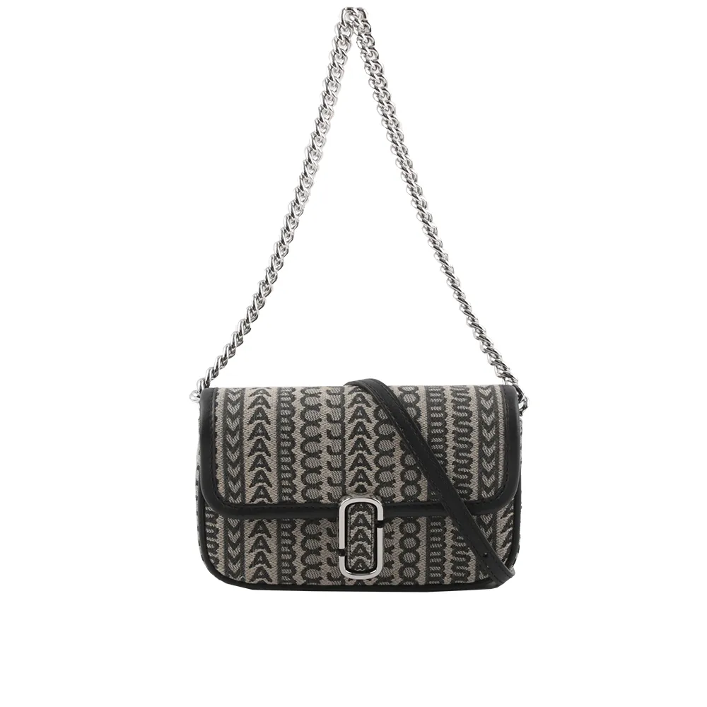 MARC JACOBS THE MONOGRAM立體斜背圓筒包(可手提)-黑 歷史價格詳細信息