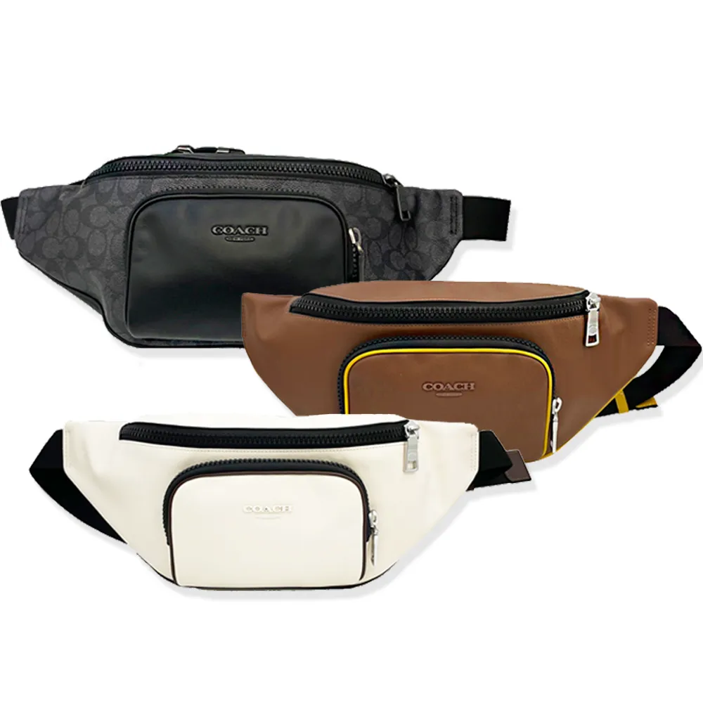 【COACH】男中性款信用卡名片卡夾零錢包(米咖/黑灰) 歷史價格詳細信息