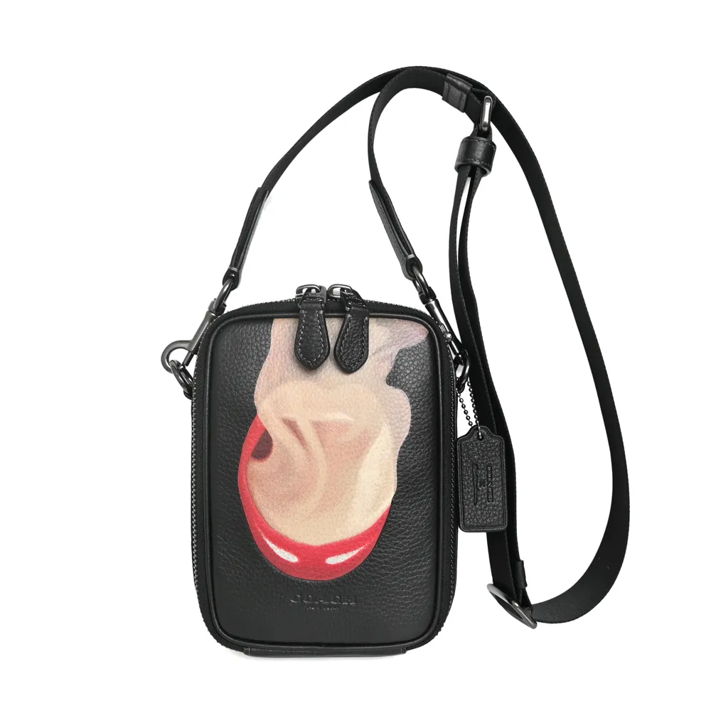 COACH 男款 小C LOGO雙面用羊毛圍巾-黑/灰 歷史價格詳細信息