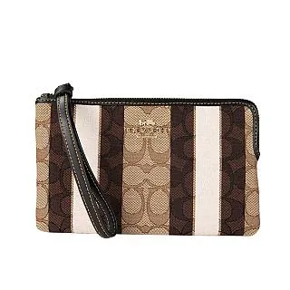 COACH 卡其黑緹花帆布翻蓋真皮斜背包 歷史價格詳細信息