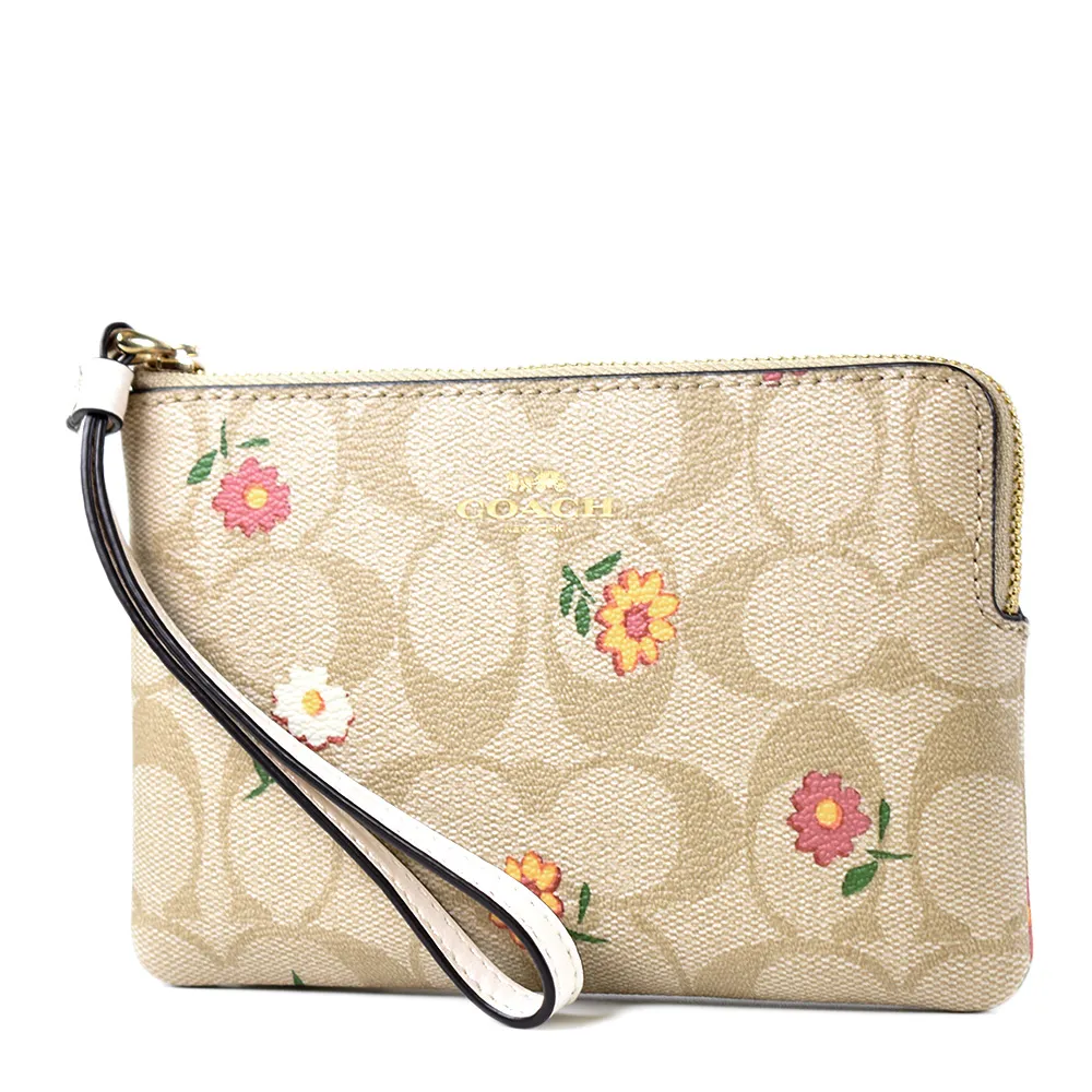 COACH 緹花LOGO防刮手拿/手提包-咖啡紅 歷史價格詳細信息