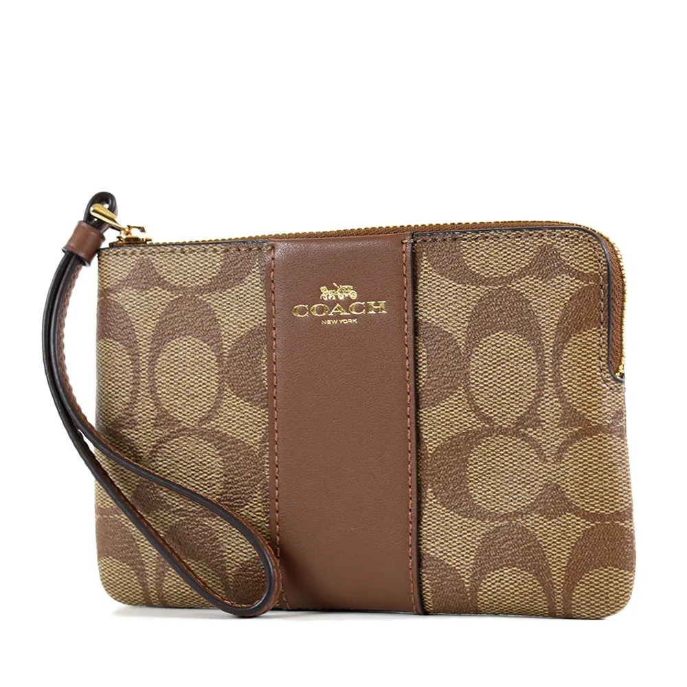 COACH焦糖色荔枝紋金字金屬LOGO後拉鍊袋手提/斜背波士頓包 歷史價格詳細信息