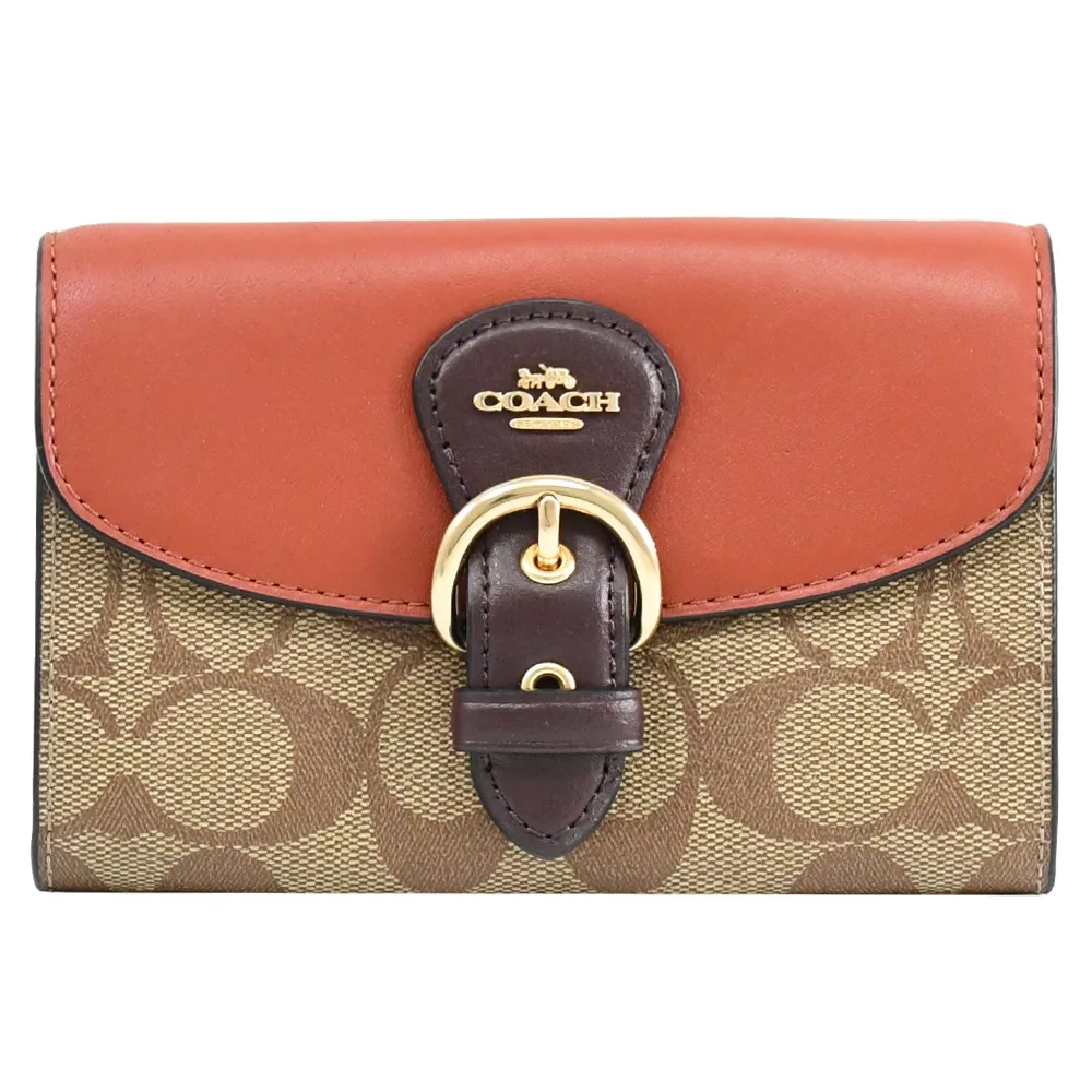 COACH C7274 經典滿版LOGO玫瑰印花肩背托特包.深咖 歷史價格詳細信息