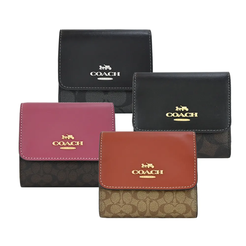 【COACH】經典緹花 迷你滿版兩用 手提包/水桶包 水藍色 歷史價格詳細信息