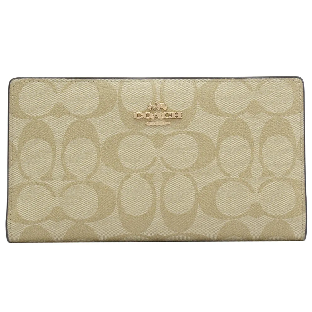 COACH C8744 KLEO 撞色翻蓋肩斜兩用馬鞍包.棕藍 歷史價格詳細信息