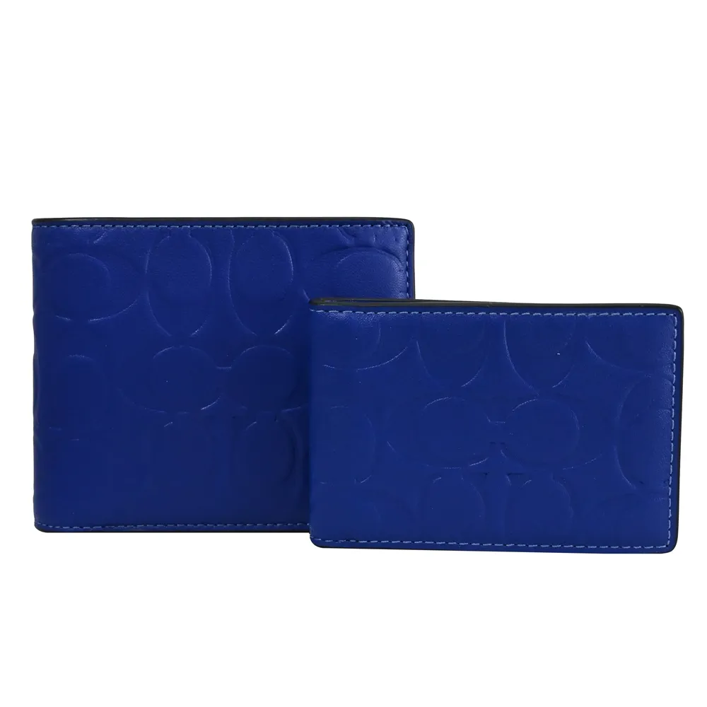 【COACH】壓印C LOGO男款ㄇ型零錢袋長夾(黑) 歷史價格詳細信息