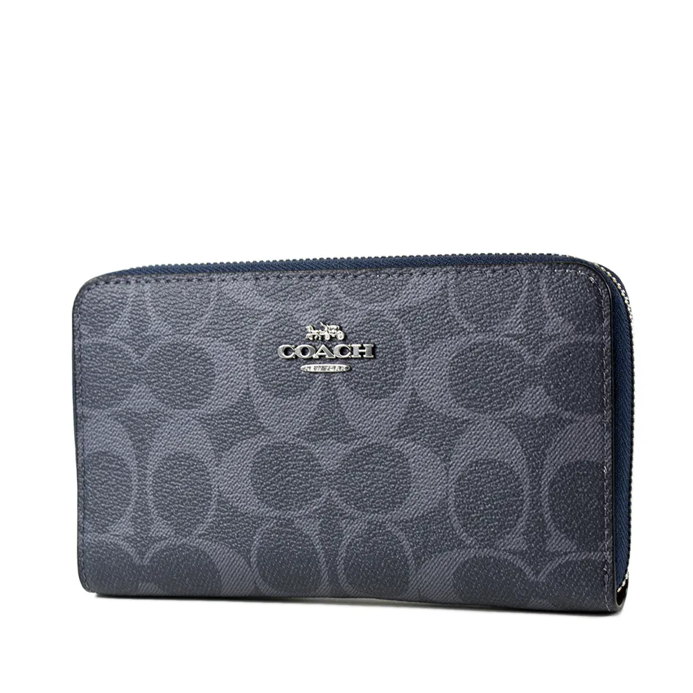 COACH 緹花LOGO防刮拉鍊肩背/斜背二用包-緋紅 歷史價格詳細信息