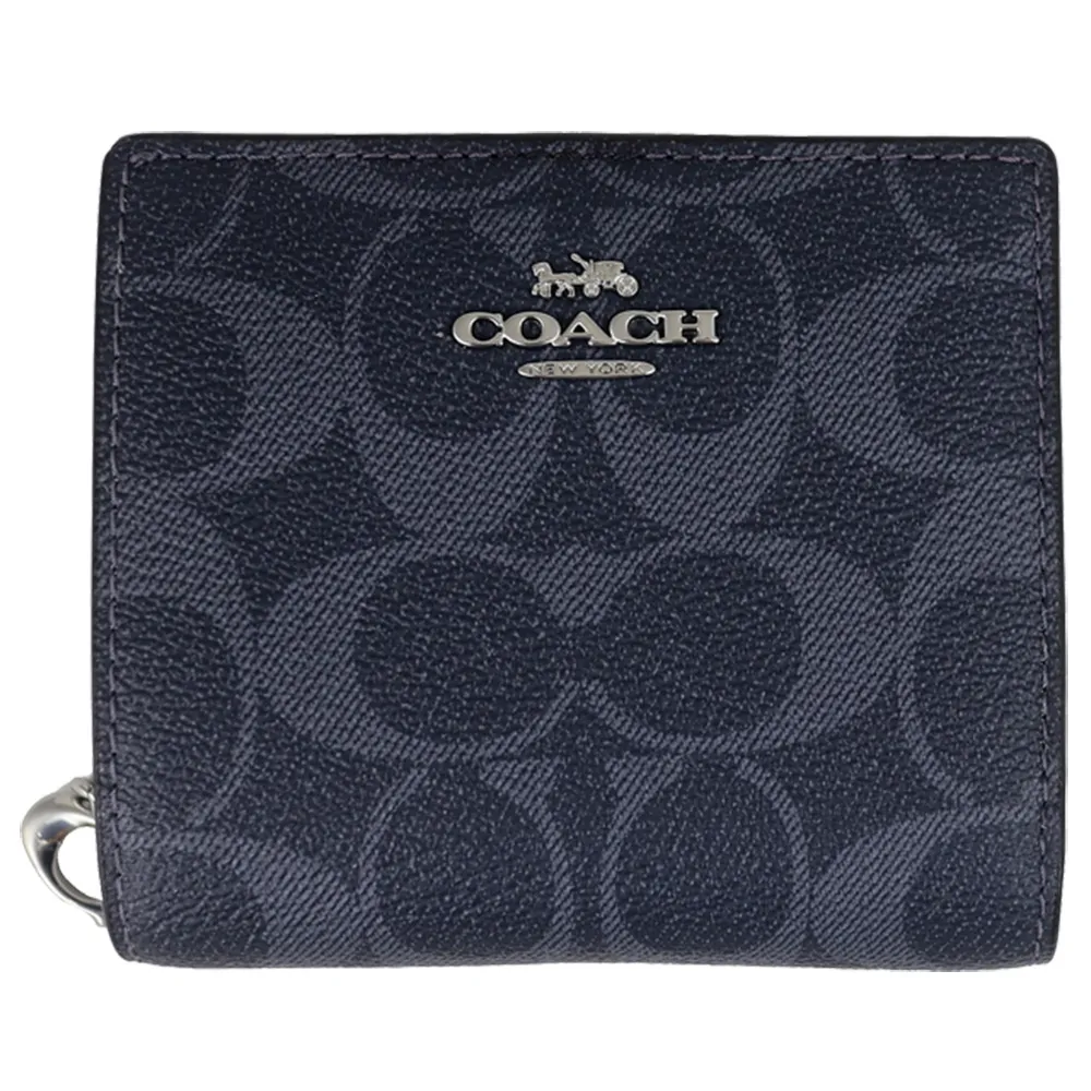 COACH 藍莓緹花LOGO防刮皮革手拿包-白色 歷史價格詳細信息