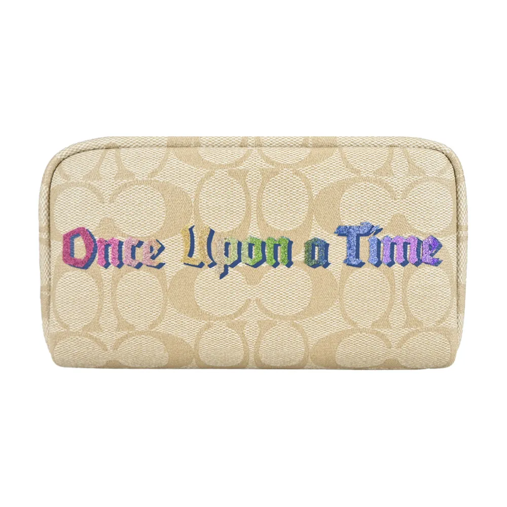 COACH DISNEY卡其C織布MICKEY刺繡迷你小款斜背相機包 歷史價格詳細信息