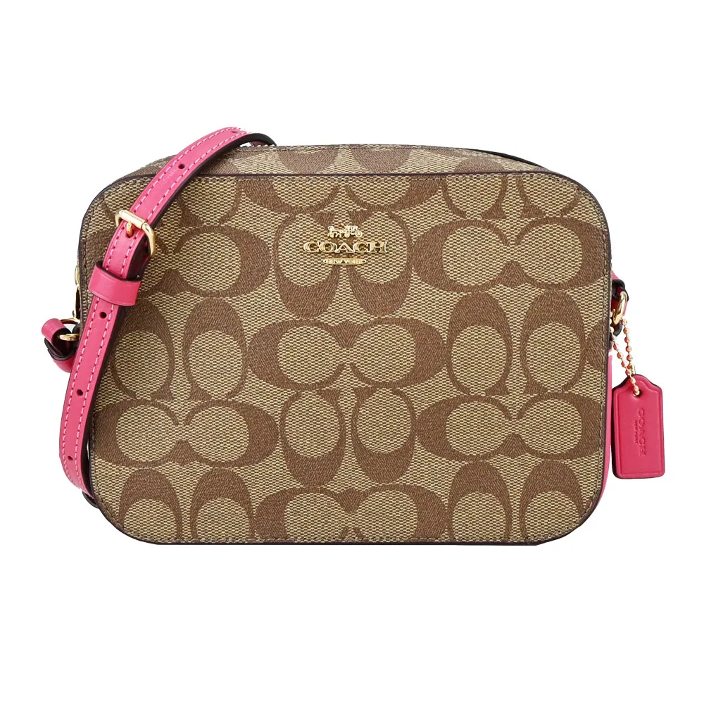 COACH 馬車緹花對開拉鍊短夾(卡其棕) 歷史價格詳細信息