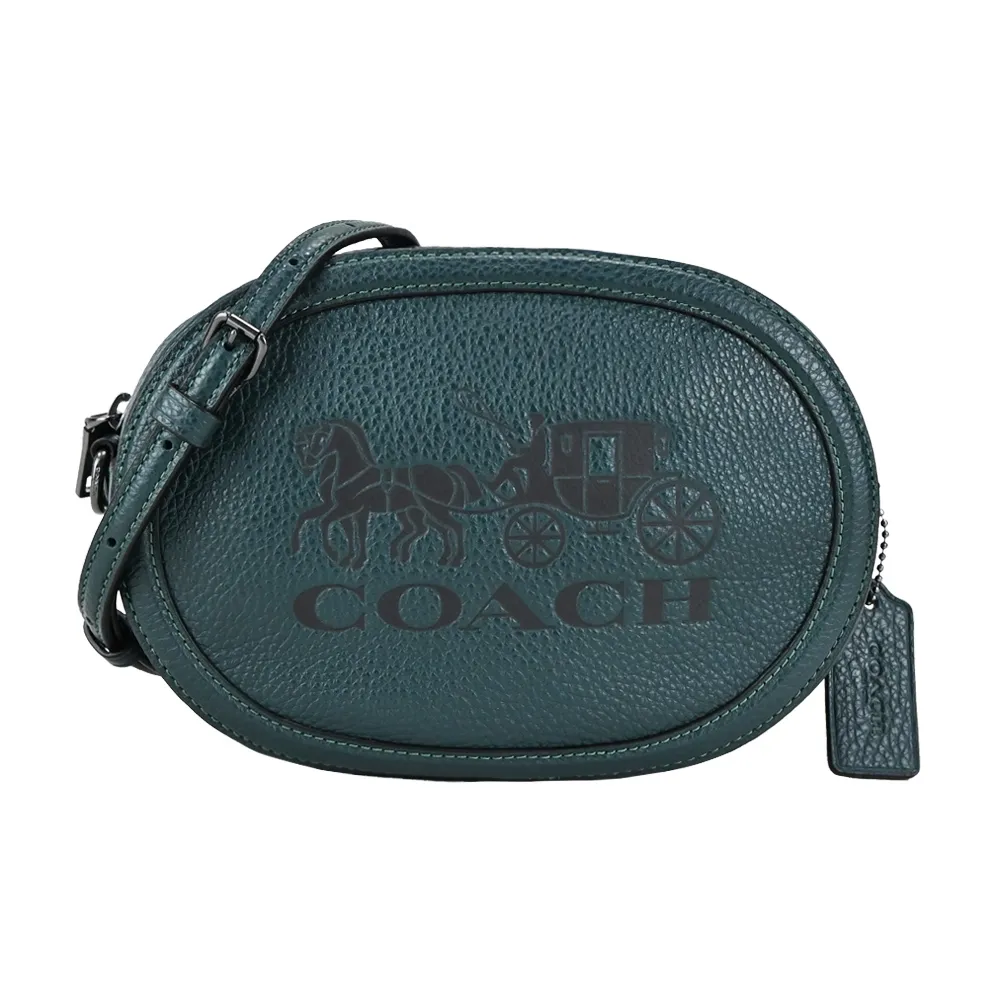 COACH 綠壓紋皮革品牌標誌迷你鏈包 歷史價格詳細信息