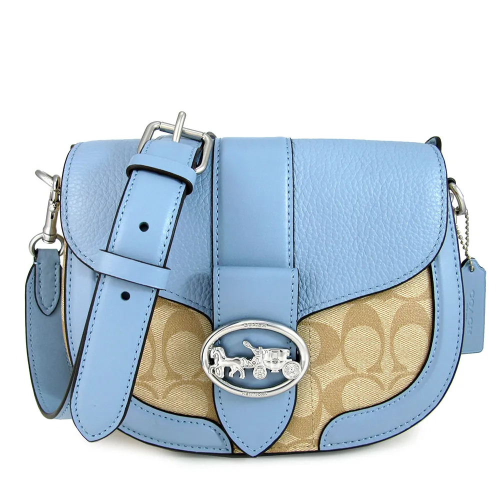 COACH 天空藍色防刮皮革手拿包 廠商直送 現貨 歷史價格詳細信息